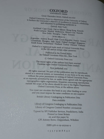 The Oxford Handbook of the Archaeology of Ritual & Religion (2011) Hardback3