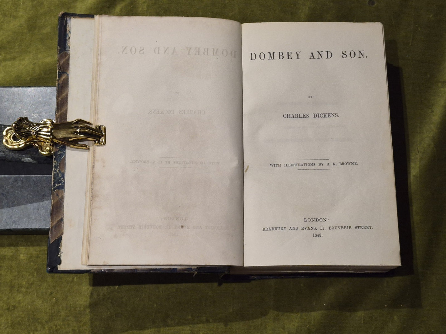 Dombey And Son By Charles Dickens - 1st Edition 18488
