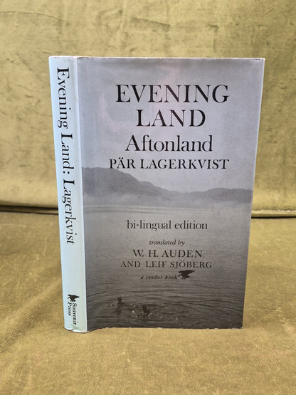 Pär Lagerkvist - Evening Land Aftonland : Souvenir Bi-Lingual 1977 1st UK HB DJ2