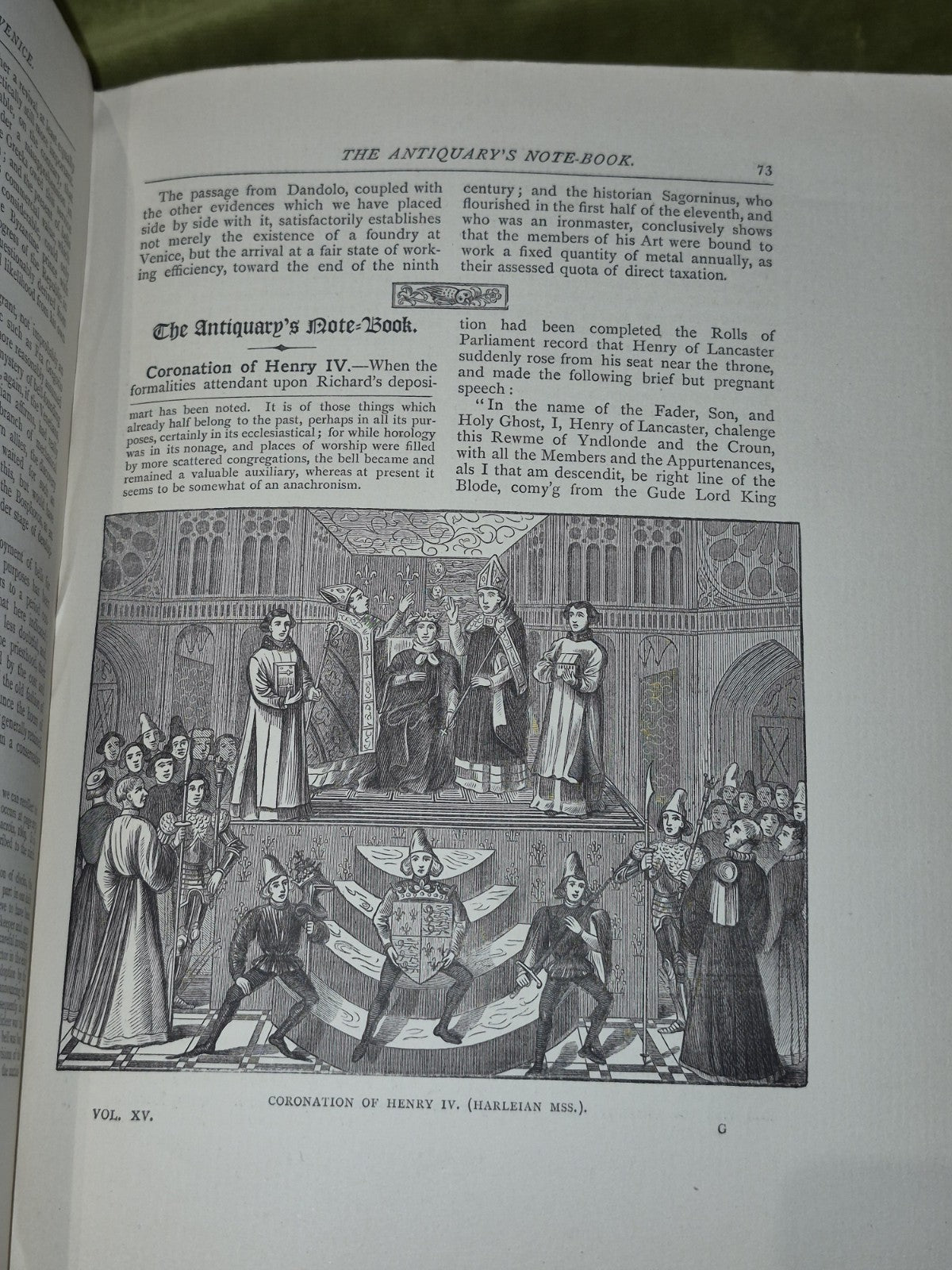 3 Bound Volumes of The Antiquary A Magazine: 1887, 1885, 1890 Elliot Stock9