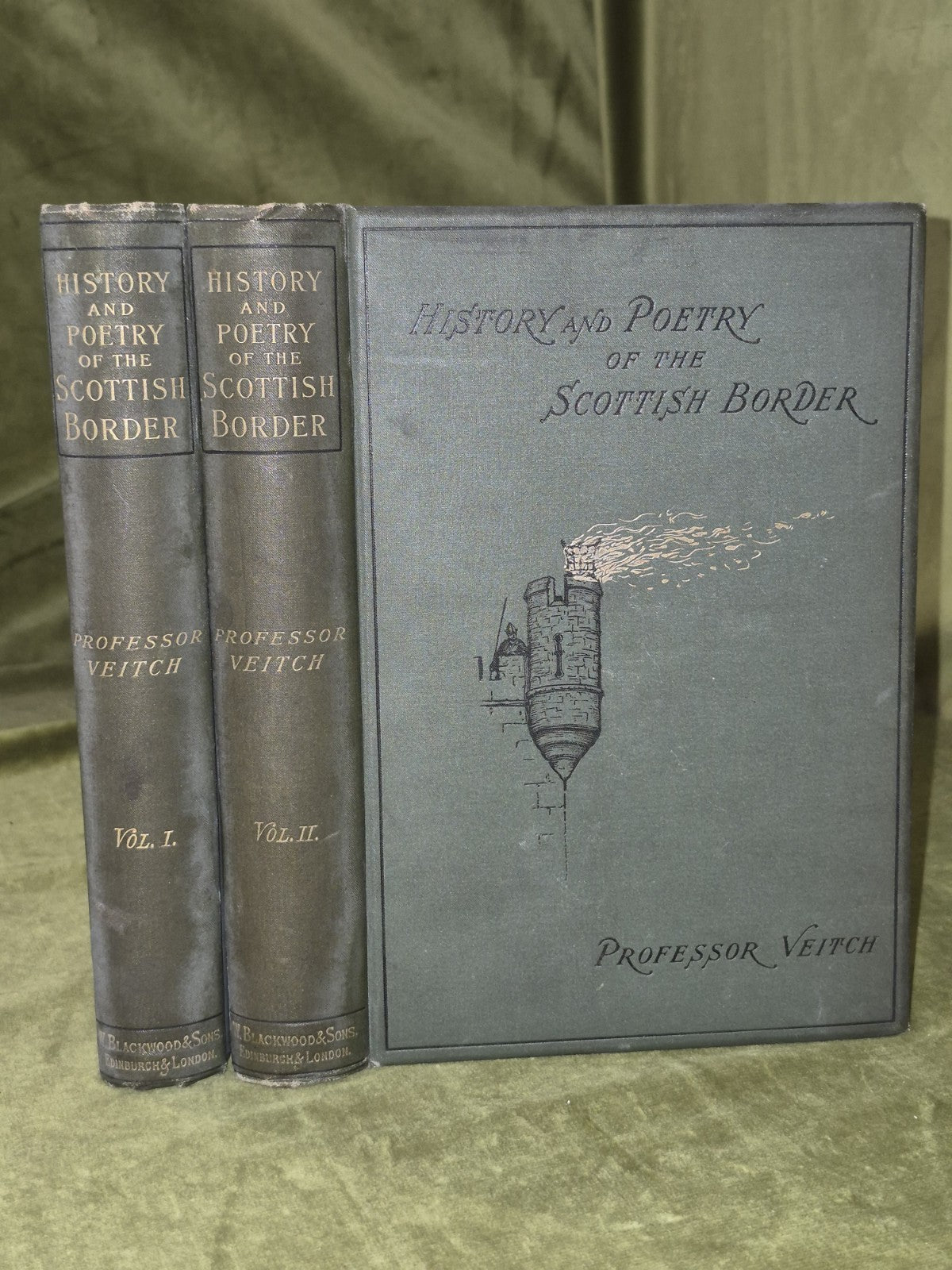 The History and Poetry of the Scottish Border By John Veitch Complete set 18930