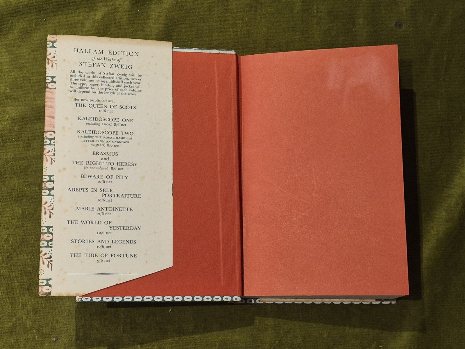 Kaleidoscope Two - Stefan Zweig - Hallam Edition by Cassell 1959 2nd4