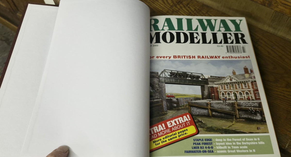 railway modeller magazine bound collections / Volumes 1998 - 20031