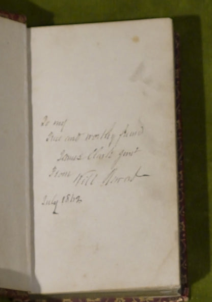 1827 Izaac Walton's Lives John Donne etc Miniture Leather Fine Binding R. Nelson4