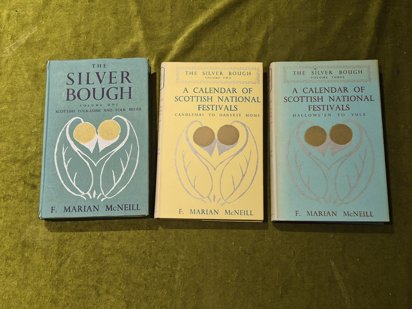 F Marian McNeill - The Silver Bough Vols 1-3 Scottish Folk Festivals HB DJ 19590