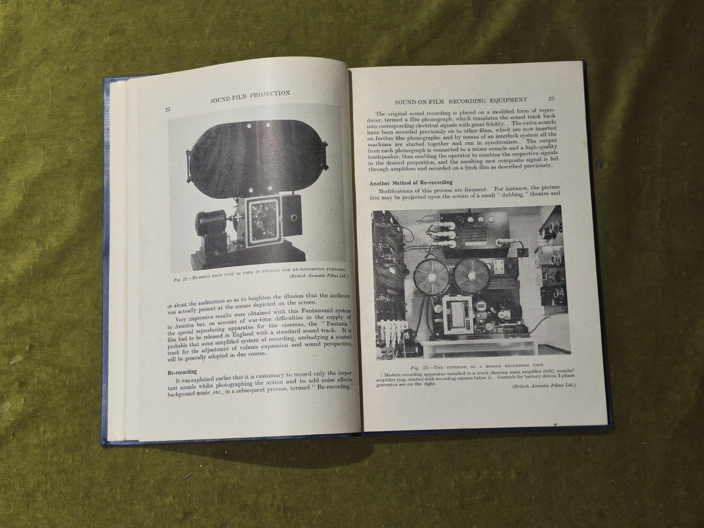 Sound-Film Projection - E Molloy , George Newnes 1st 1945 HB6