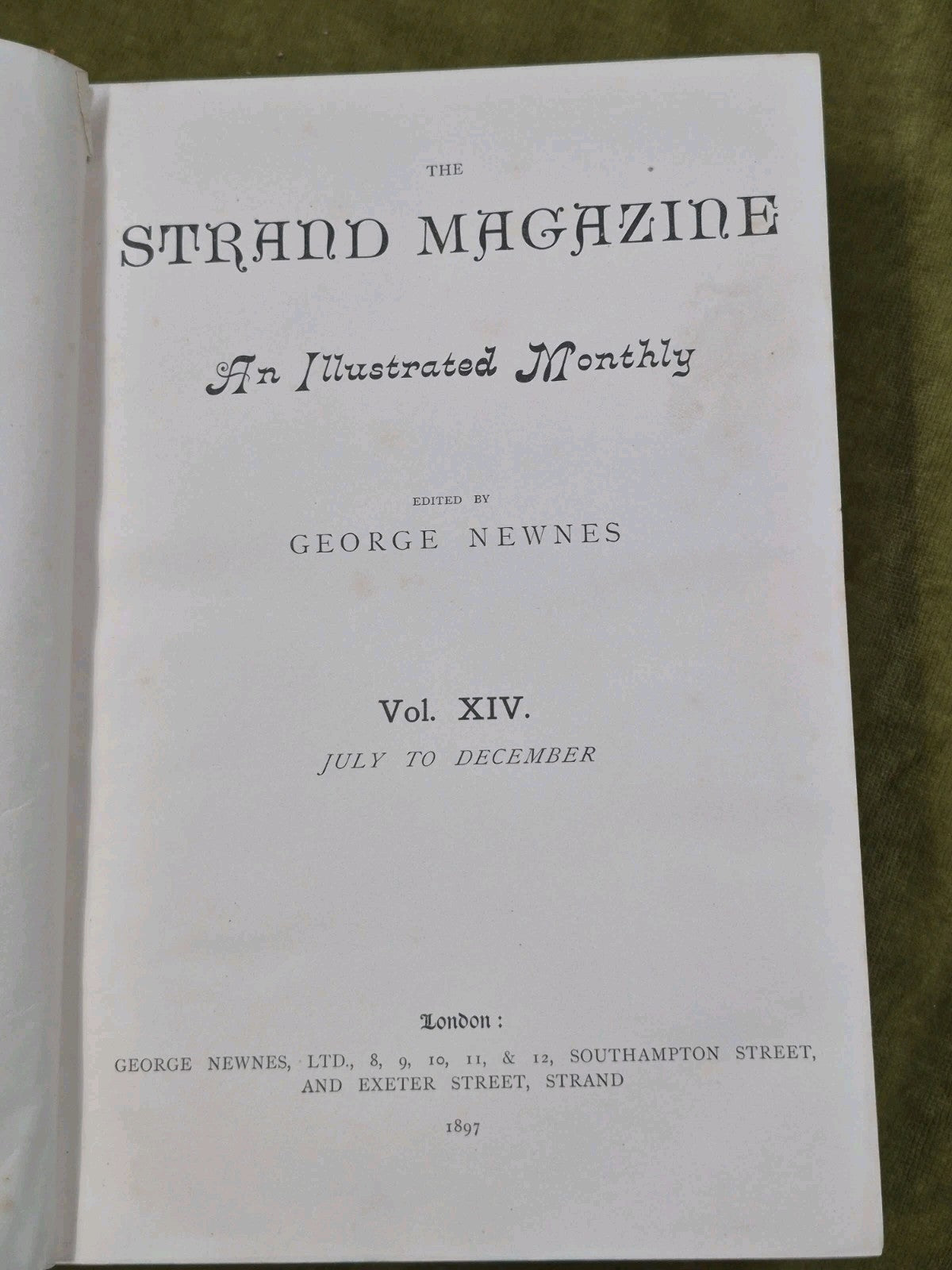 1897 The Strand Magazine Arthur Conan Doyle Tragedy of Korosko Vol 14 XIV 1897.25