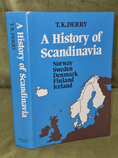 T.K. Derry A History of Scandinavia 1979 HB Nordic History Book COA0