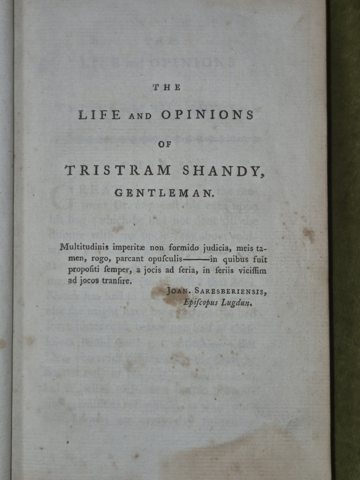 The Works of Laurence Sterne 1780 Volume 2 W Strahan Odd Volume5