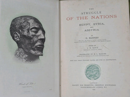 The  struggle of the nations Egypt Syria and Assyria  G Maspero 1896 6