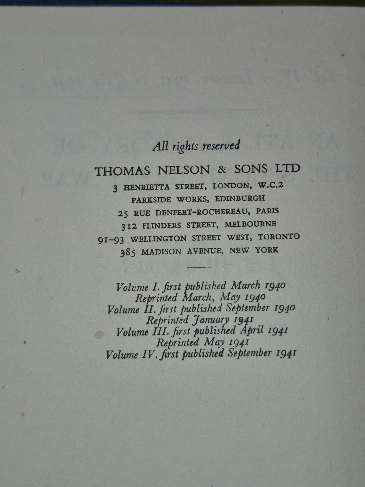 An Atlas History of the Second Great War Horrabin Vols 1-7 Thomas Nelson and Son12