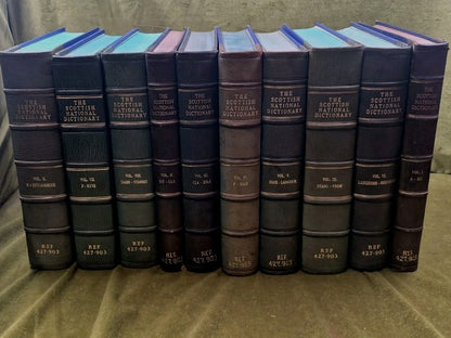 Scottish National Dictionary - Grant & Murison 1974 1st ed Quarter Leather0