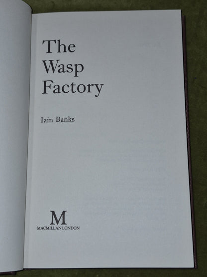 The Wasp Factory by Iain Banks 1984 True First Edition5