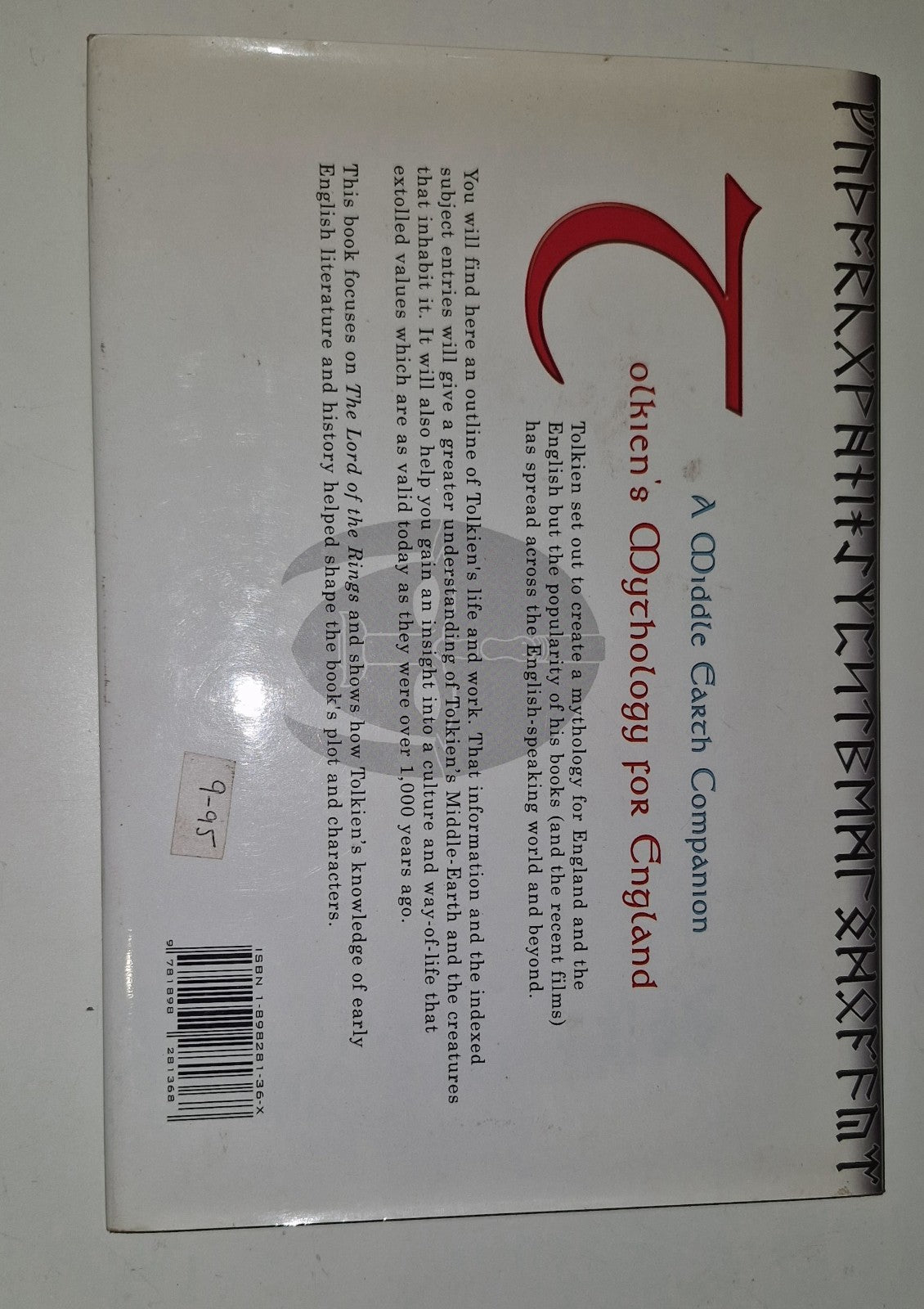 Tolkien's Mythology for England: A Middle-earth Companion13