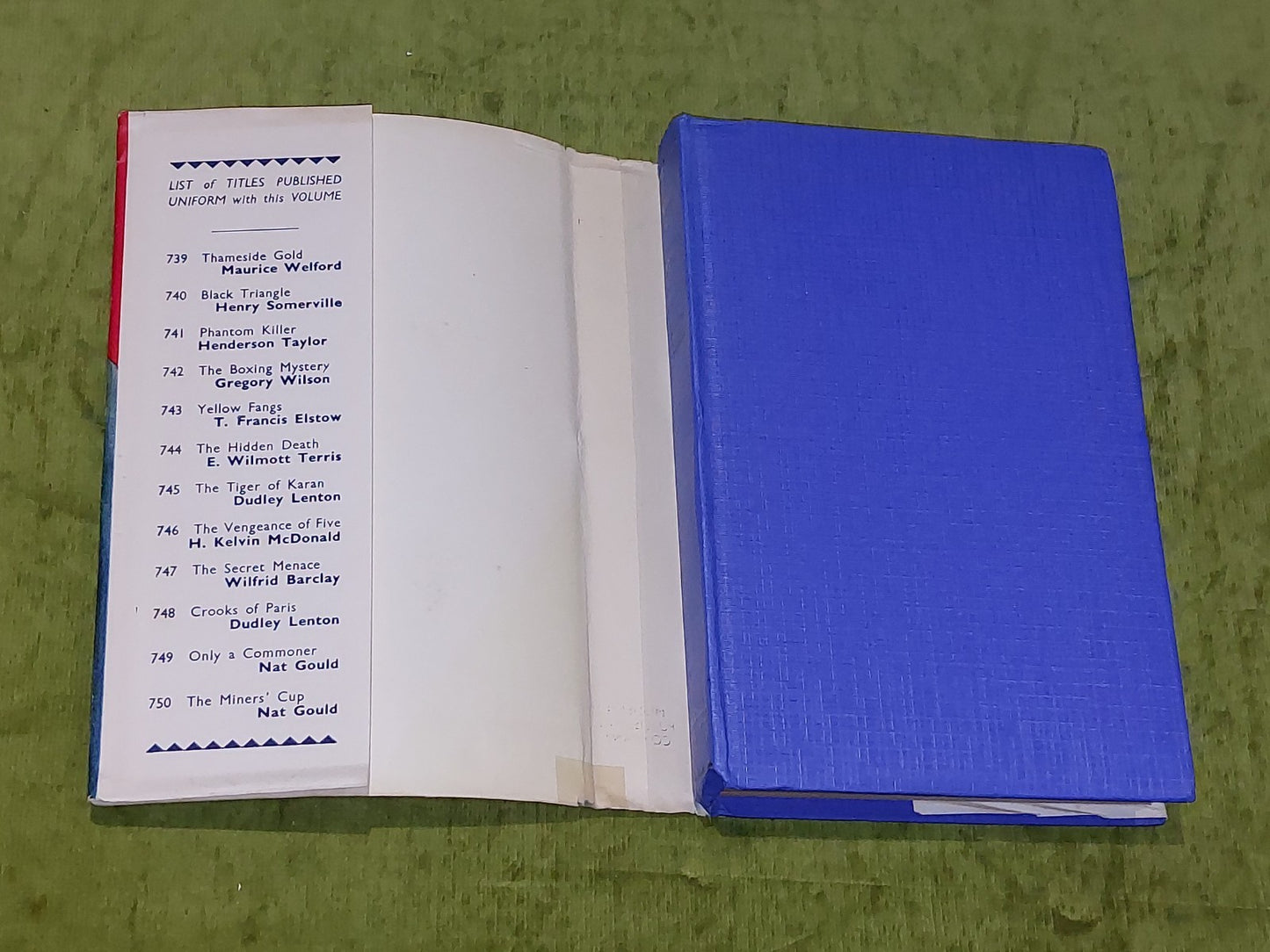 Phantom Killer by Henderson Taylor 1st Ed (1938) Modern Publishing Company HB DJ4