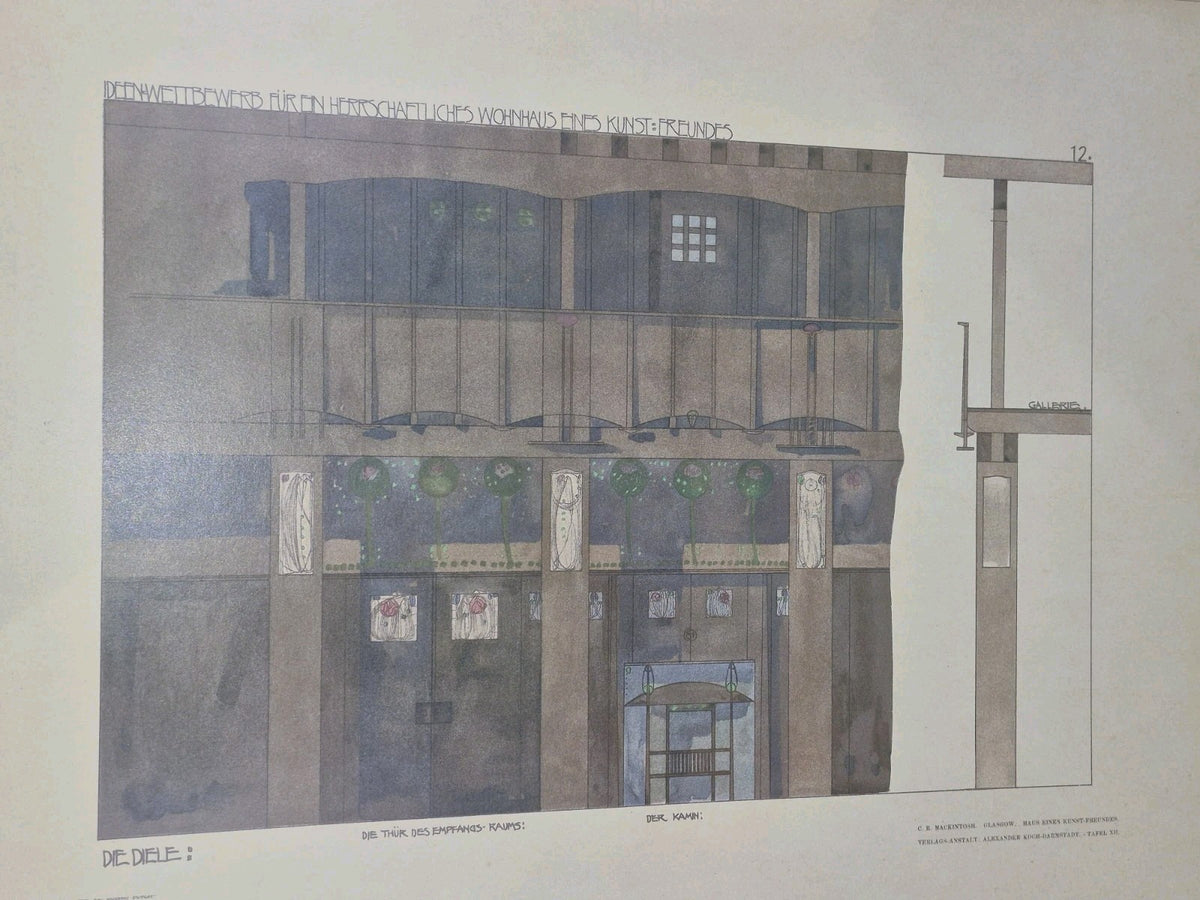 Charles Rennie Mackintosh Das Haus eines Kunstfreundes 2 Meister Incomplete15