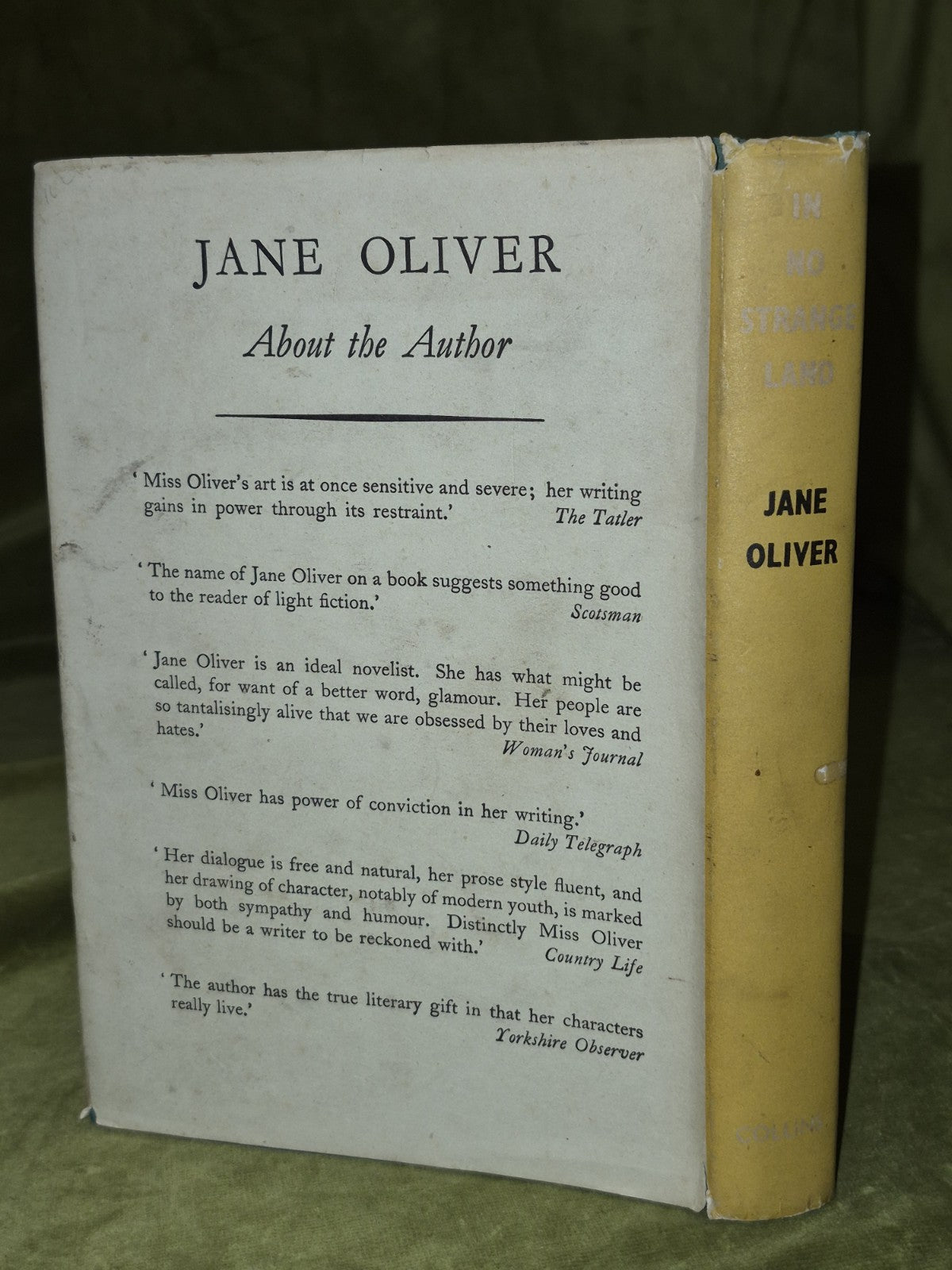 In No Strange Land - Jane Oliver - Collins - 19441