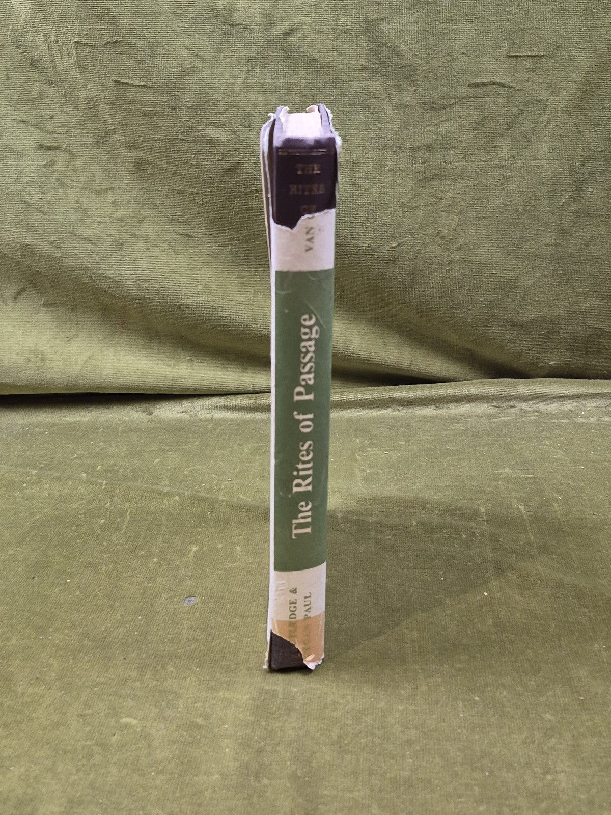 THE RITES OF PASSAGE by Arnold Van Gennep , Routledge 1960 1st HB DJ2