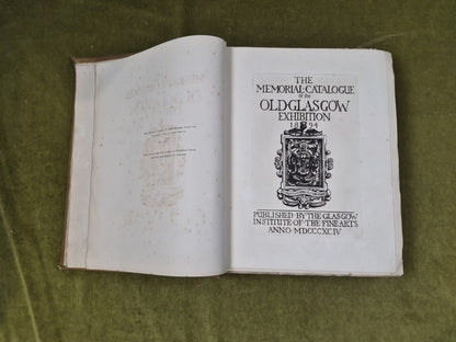 The Memorial Catalogue of the Old Glasgow Exhibition 1894. Limited Edition.4