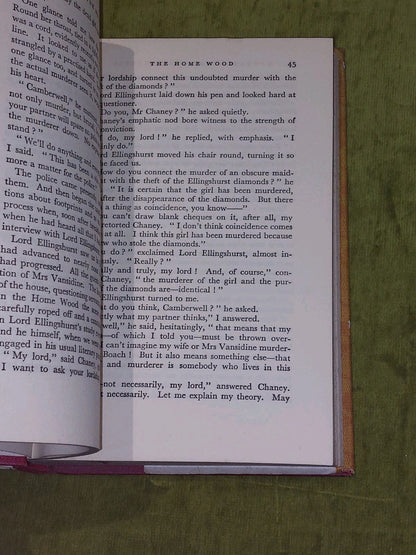 Murder Of The Only Witness by J. S. Fletcher [Harrap's Shilling Library] 1935 Hb9