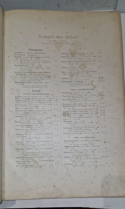 Andree’s Handatlas &  Diercke Welt Atlas7
