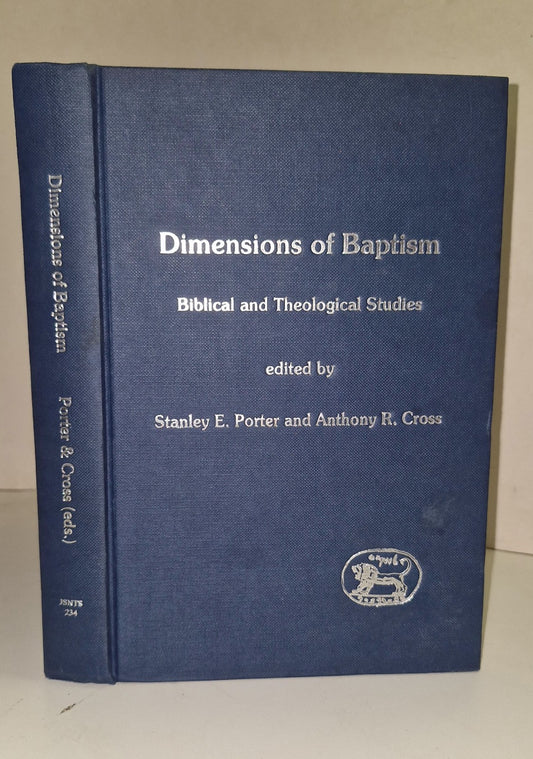 Porter - Dimensions of Baptism - New hardback or cased book - T555z0