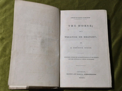 Library of Useful Knowledge: The Horse with a Treatise on Draught 18375