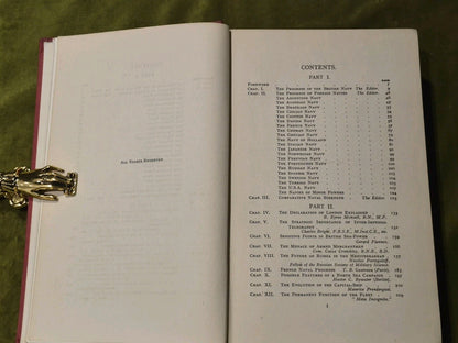 THE NAVY LEAGUE ANNUAL 1910 - 11 & 1911 - 12  Hardcover Ed. Alan H. Burgoyne 5