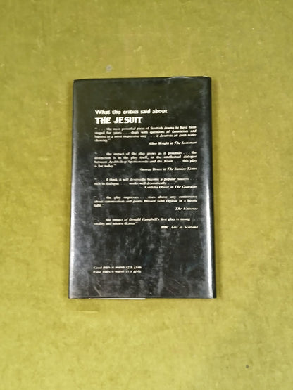 The Jesuit: A Play, Donald Campbell , Paul Harris 1976 1st ed HB DJ2