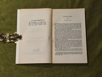 V2 - Major-General Walter Dornberger - 1958 Panther paperback5