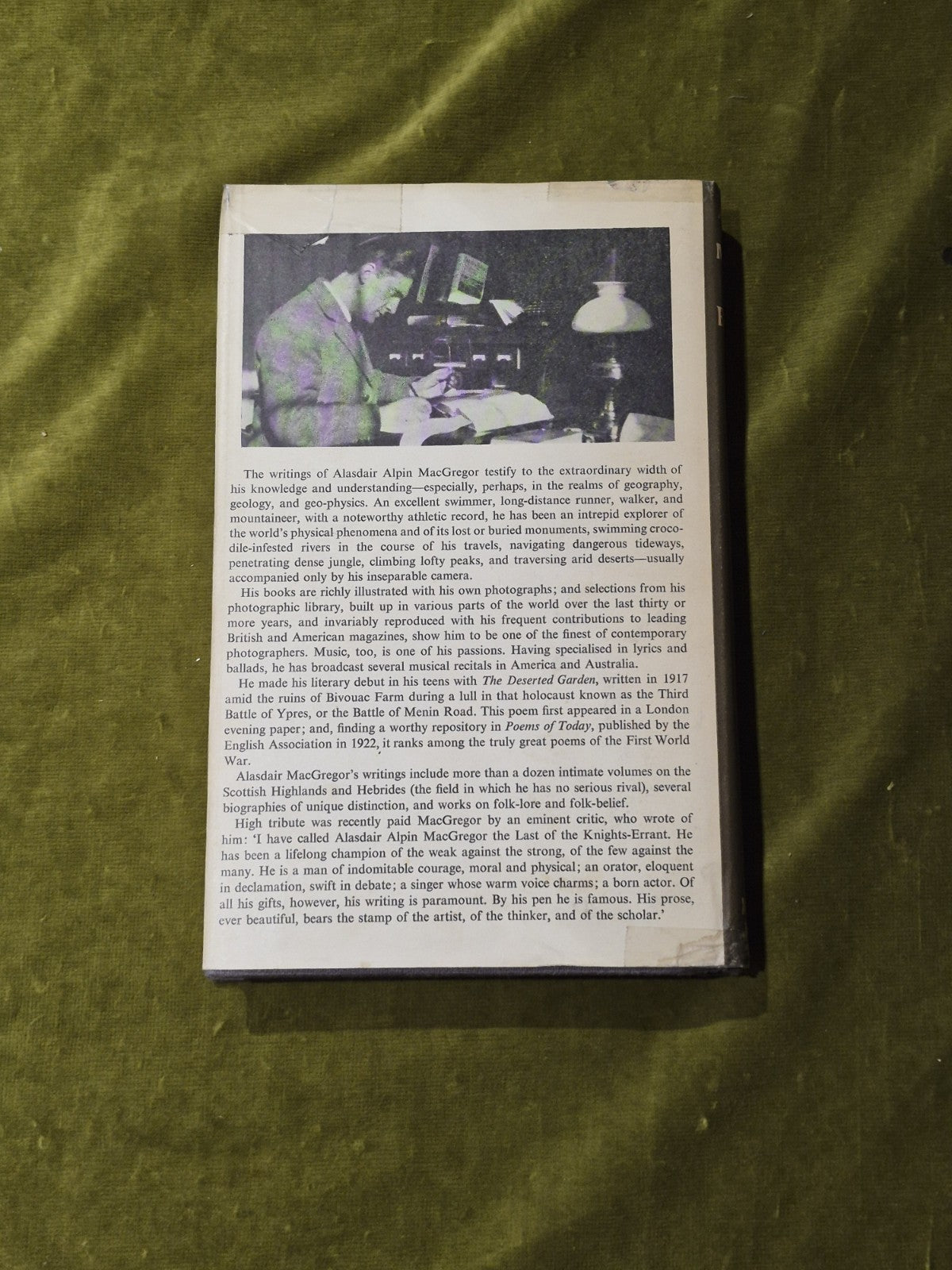 The Enchanted Isles: Hebridean Portraits & Memories 1967 1st Edition HB DJ1
