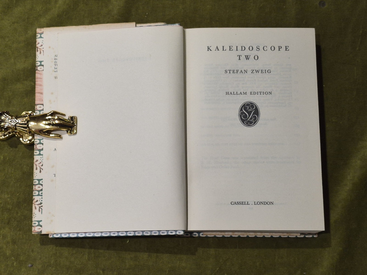Kaleidoscope Two - Stefan Zweig - Hallam Edition by Cassell 1959 2nd5