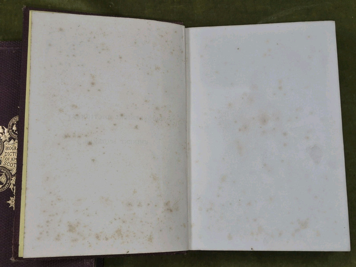 A Biographical Dictionary of Eminent Scotsmen Thomas Thomson 1868 Blackie6