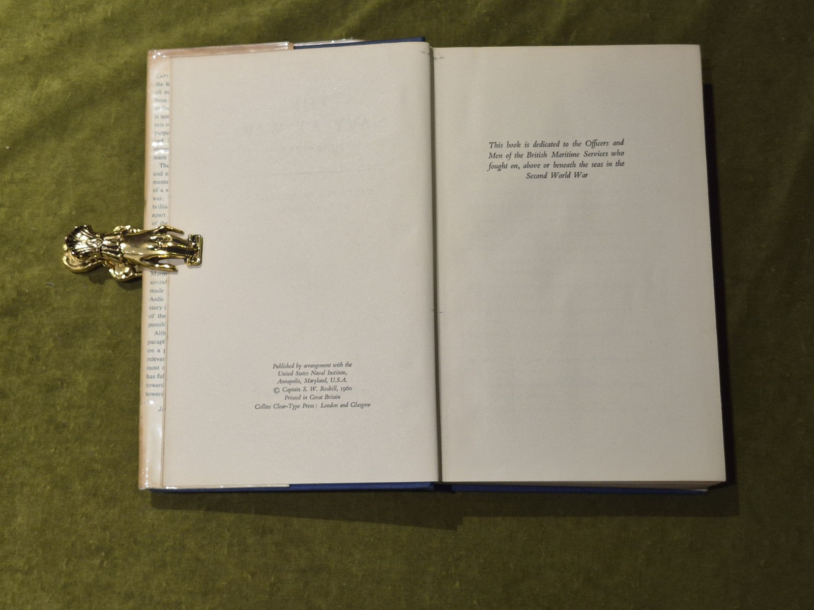 The Navy at War 1939-1945 - Captain S. W. Roskill , Collins5