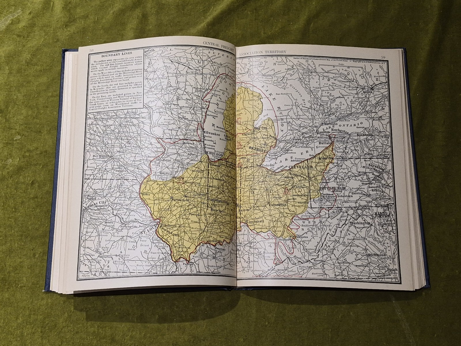 Atlas of Traffic Maps, Lasalle Extension University Chicago 19307