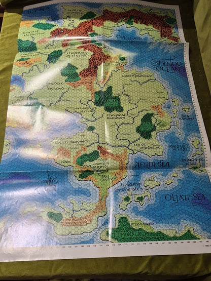 THE WORLD OF GREYHAWK Vintage Advanced Dungeons and Dragons 19802