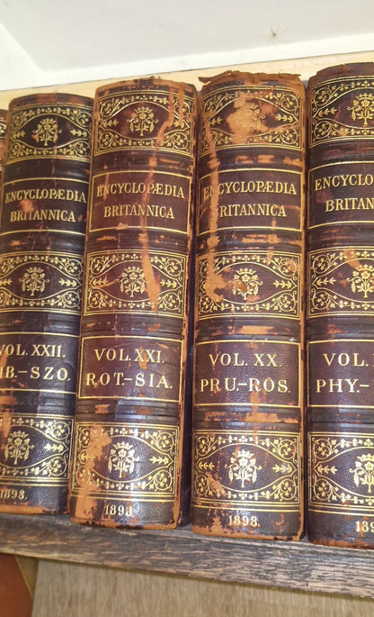 Encyclopedia Britannica Ninth Edition & Tenth Edition Plus Maps & Indexes5