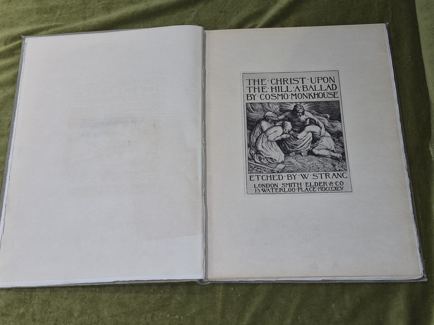 Cosmo Monkhouse- The Christ Upon the Hill. A Ballad . Etched by W. Strang5