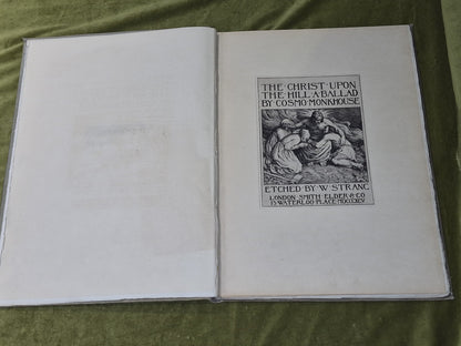 Cosmo Monkhouse- The Christ Upon the Hill. A Ballad . Etched by W. Strang5