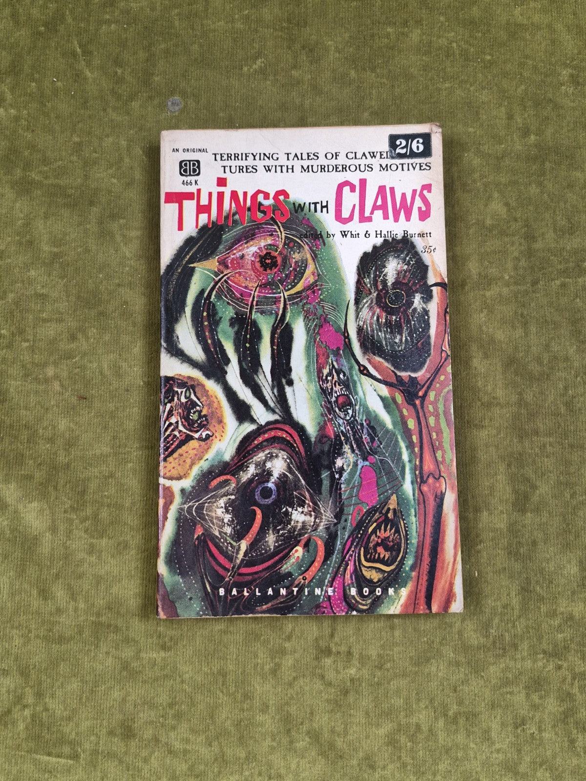THINGS WITH CLAWS-WHIT & HALLIE BURNETT-PB-1961-BALLANTINE BOOKS0