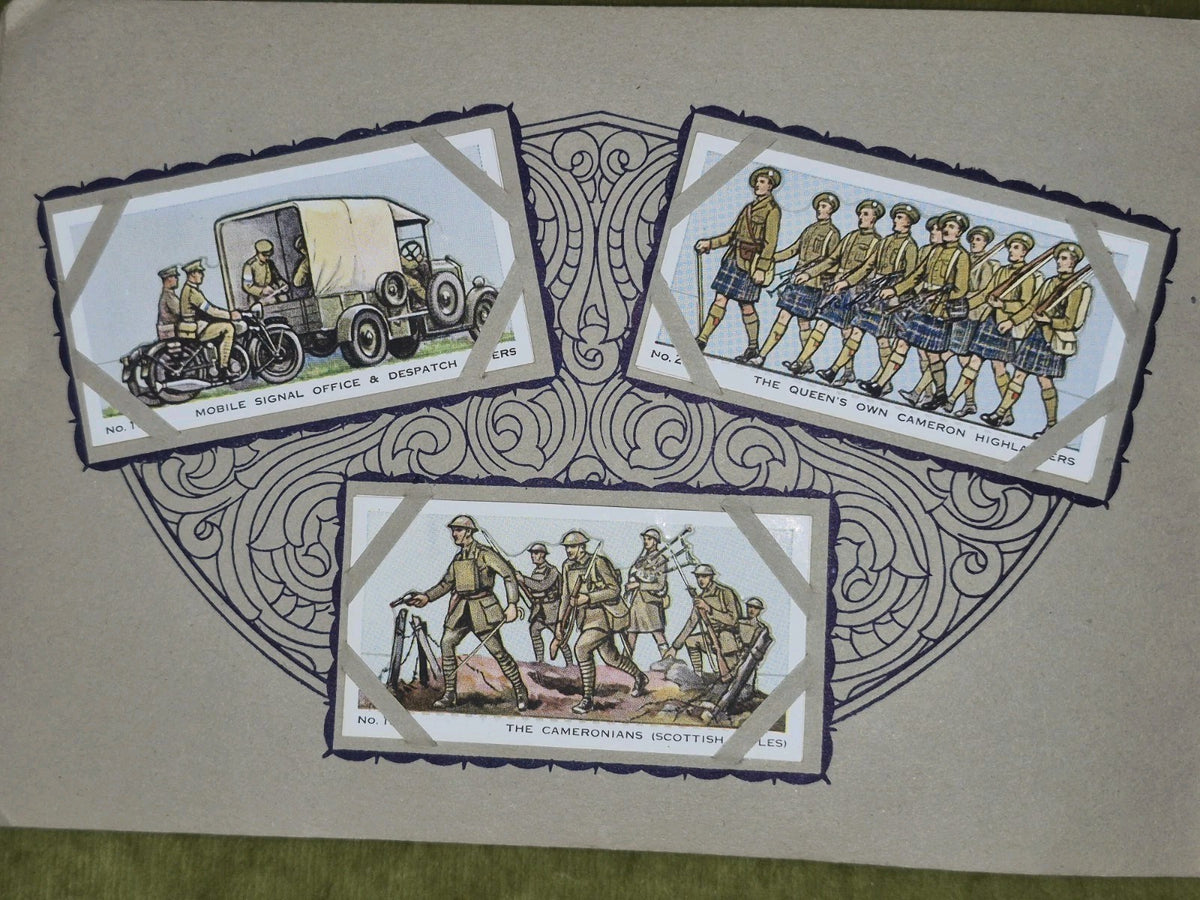 Mitchell's Model Army Cigarette Cards Complete Set of 30 Cards 7