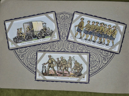 Mitchell's Model Army Cigarette Cards Complete Set of 30 Cards 7