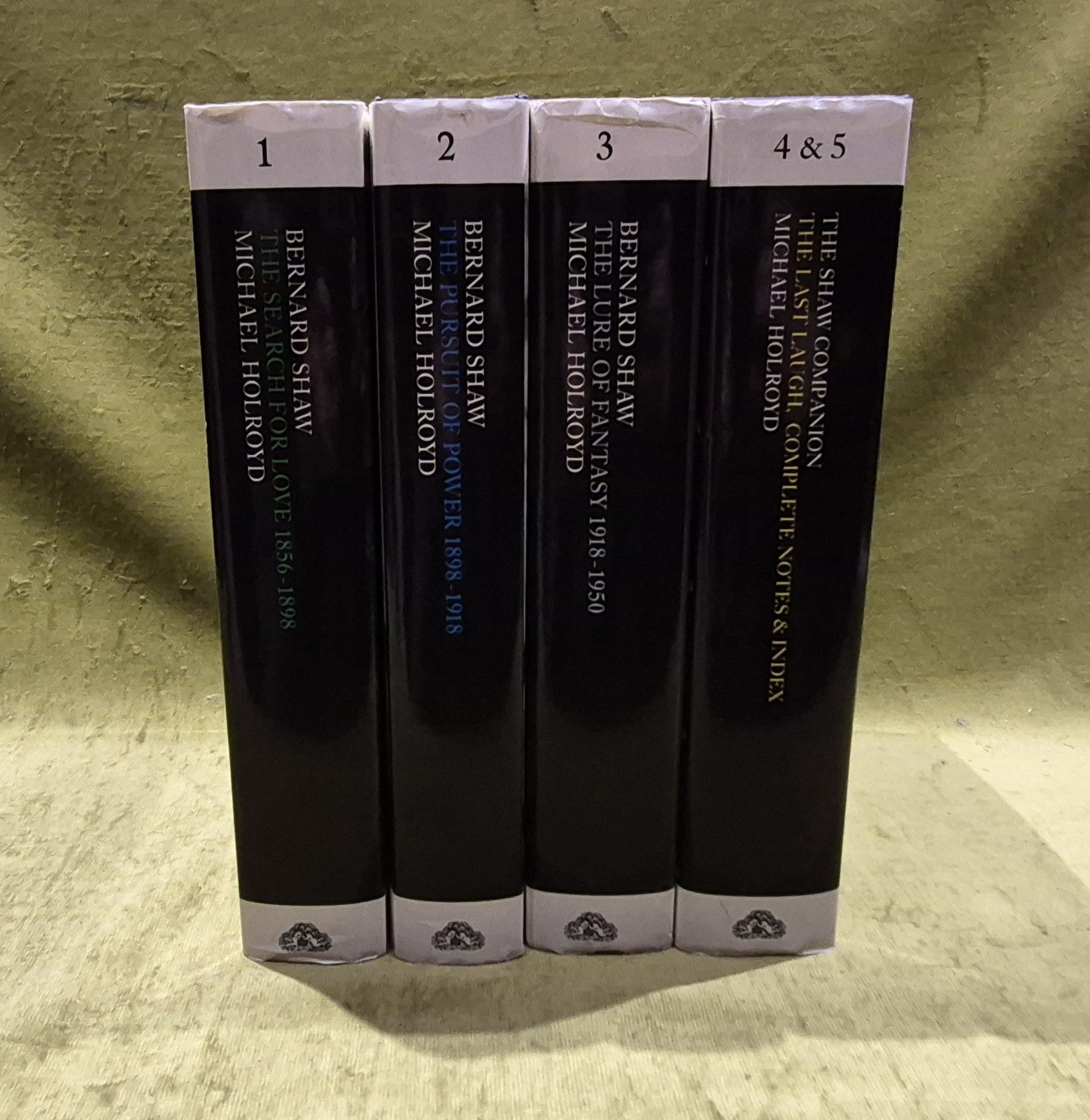 George Bernard Shaw - Michael Holroyd  - Compete 5 Volume Set Bound As 4 volumes2