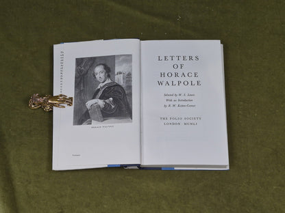 Letters of Horace Walpole - W.S. Lewis , Folio Society - 1951 1st HB DJ3