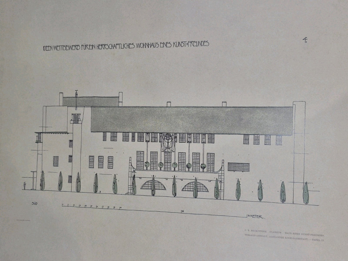 Charles Rennie Mackintosh Das Haus eines Kunstfreundes 2 Meister Incomplete9