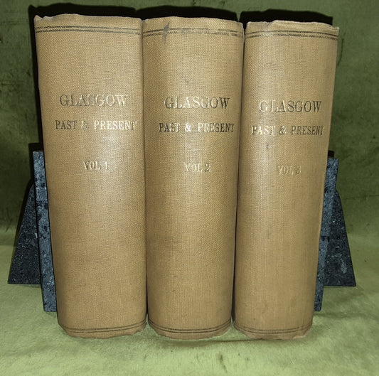 GLASGOW Past & Present - Vol 1-3 - David Robertson & Co 1884 Limited Ed. 338/5000