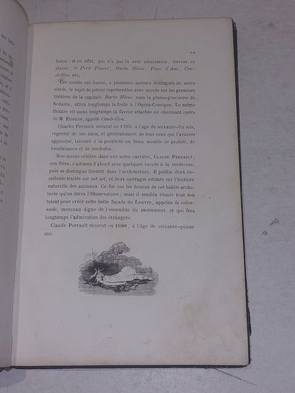 Les Contes Des Fees, Charles Perrault, J C Demerville Illustrated (1847) Hb Book4