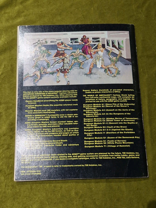 Advanced Dungeons and Dragons Expedition to the Barrier Peaks S3 TSR 19811