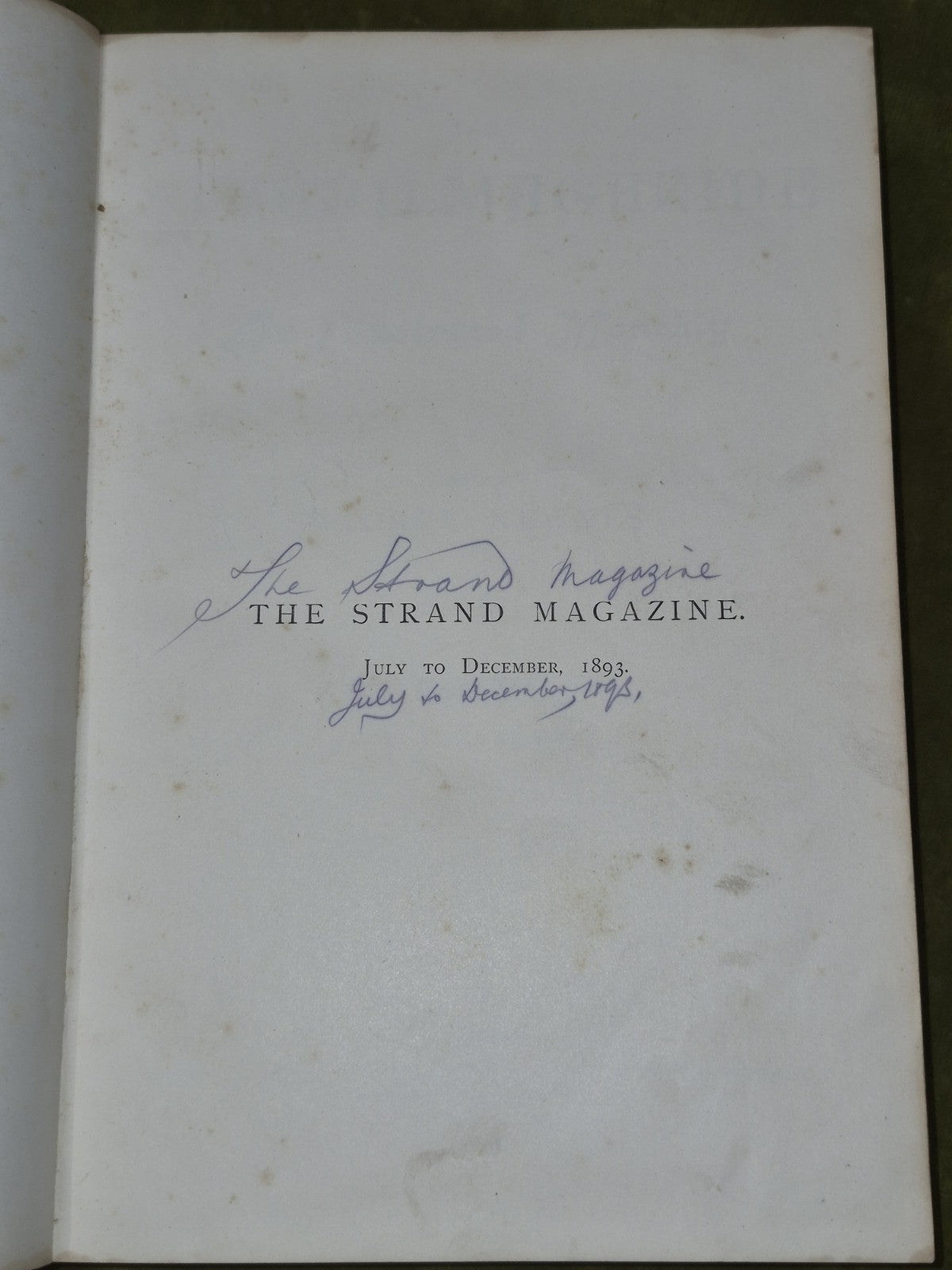 The Strand Magazine VI 1893 July to December Adventures of Sherlock Holmes4