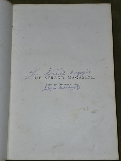 The Strand Magazine VI 1893 July to December Adventures of Sherlock Holmes4